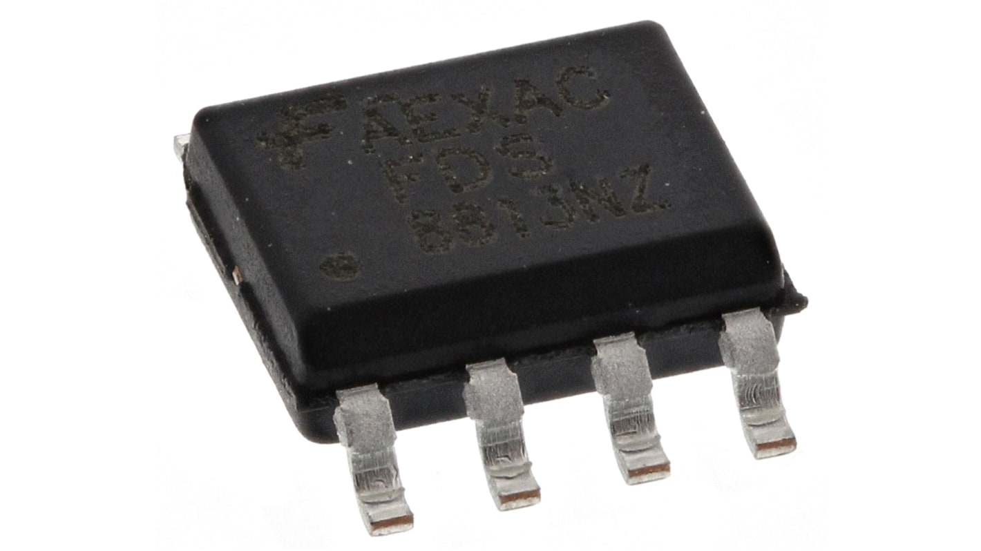 N-Channel MOSFET, 18.5 A, 30 V, 8-Pin SOIC onsemi FDS8813NZ