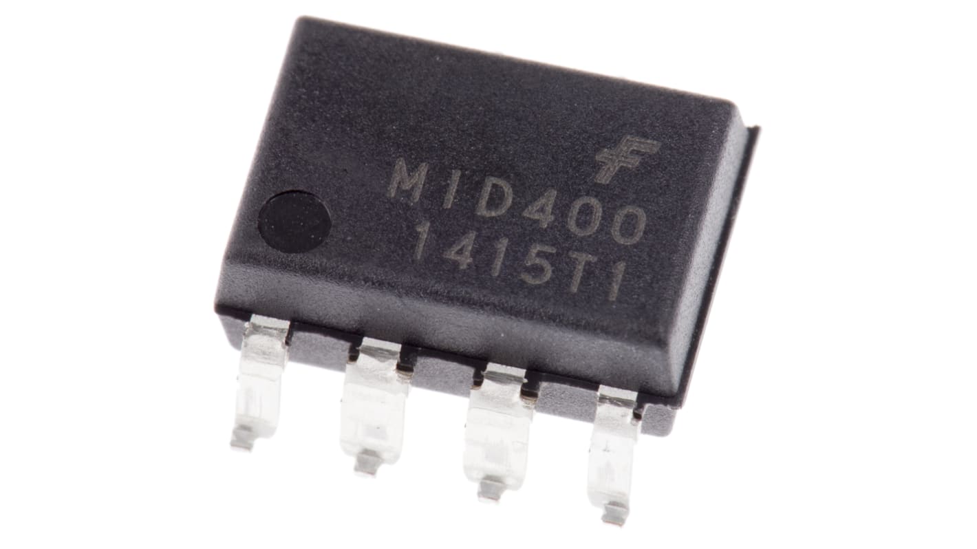 onsemi, MID400S AC/DC Input, Input Logic Gate Output Dual Optocoupler, Surface Mount, 8-Pin MDIP