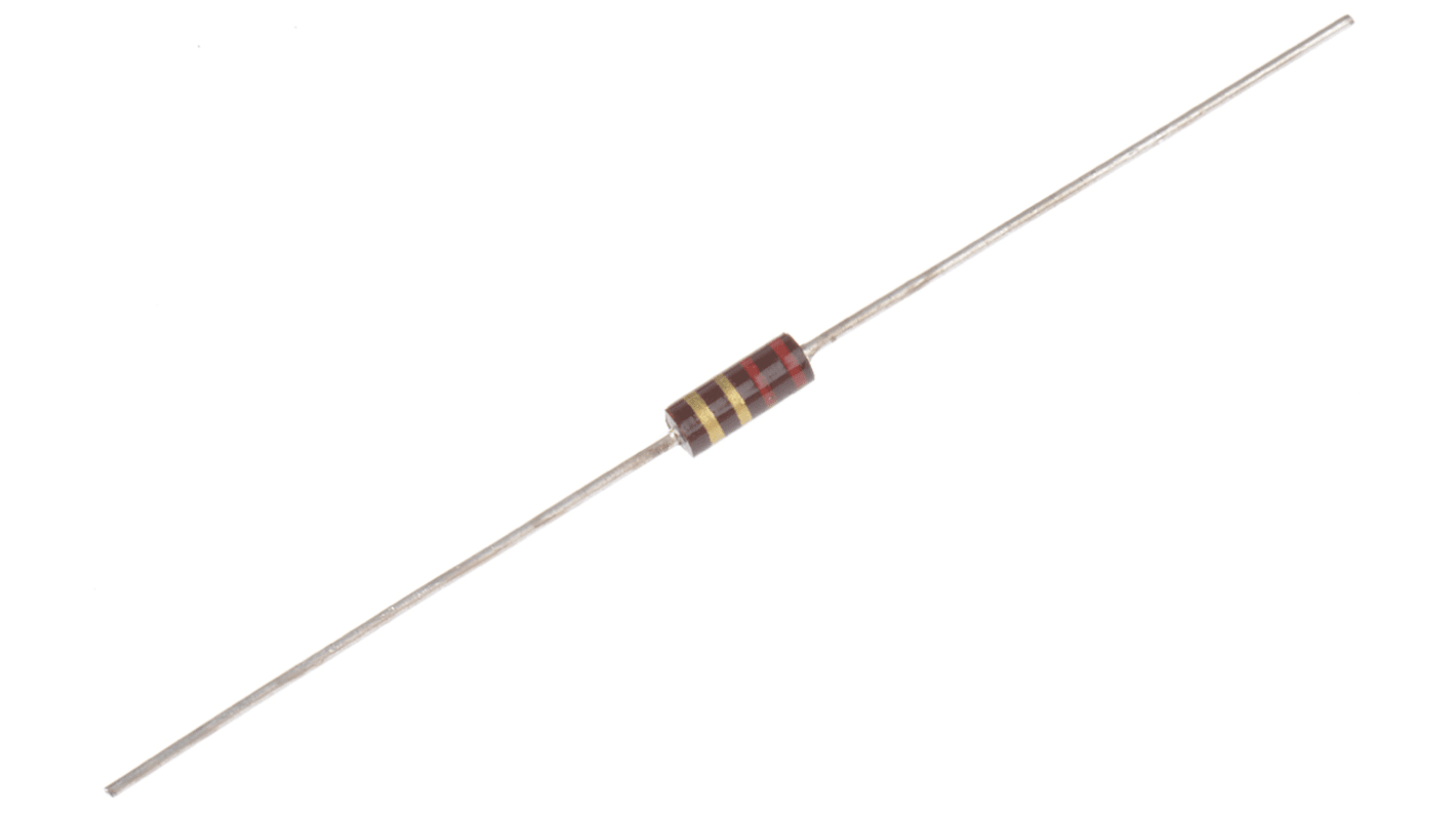 TE Connectivity 2.2Ω Carbon Composition Resistor 0.25W ±5% CBT25J2R2