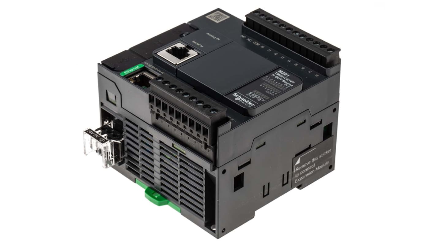 Schneider Electric PLC CPU, Modicon M221, 16 I/O Porte, Programkapacitet 10000 trin