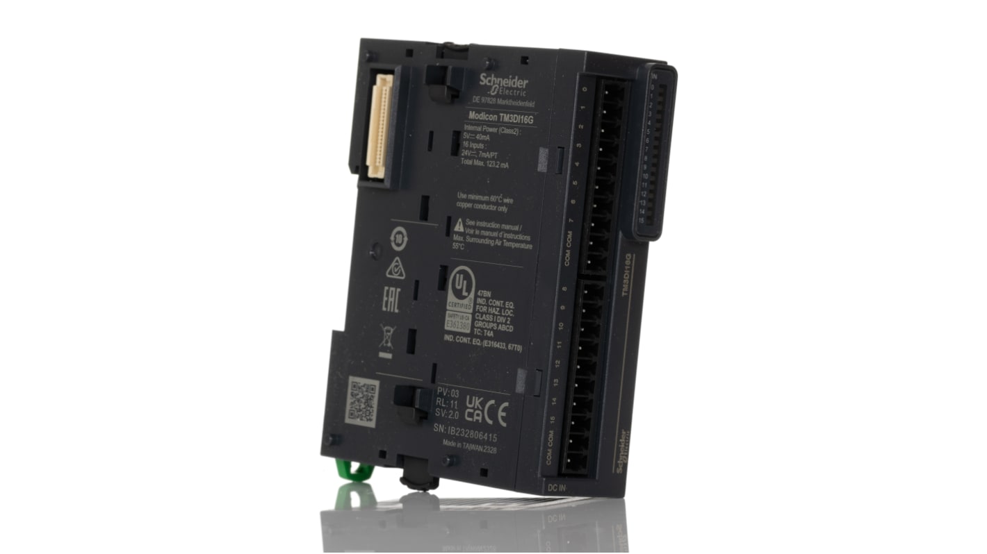 Schneider Electric PLC I/Oモジュール TM3DI16G PLC I/Oモジュール Modicon M221、Modicon M241、Modicon M251用