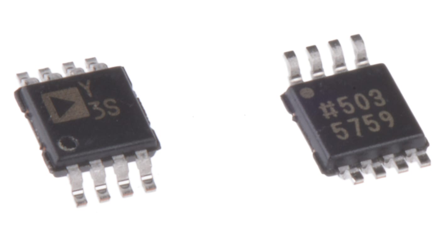 AD8219BRMZ Analog Devices, Current Sense Amplifier Single Unidirectional 8-Pin MSOP