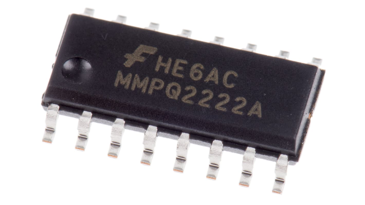 Transistor NPN onsemi, 16 Pin, SOIC, 500 mA, 40 V, Montaggio superficiale