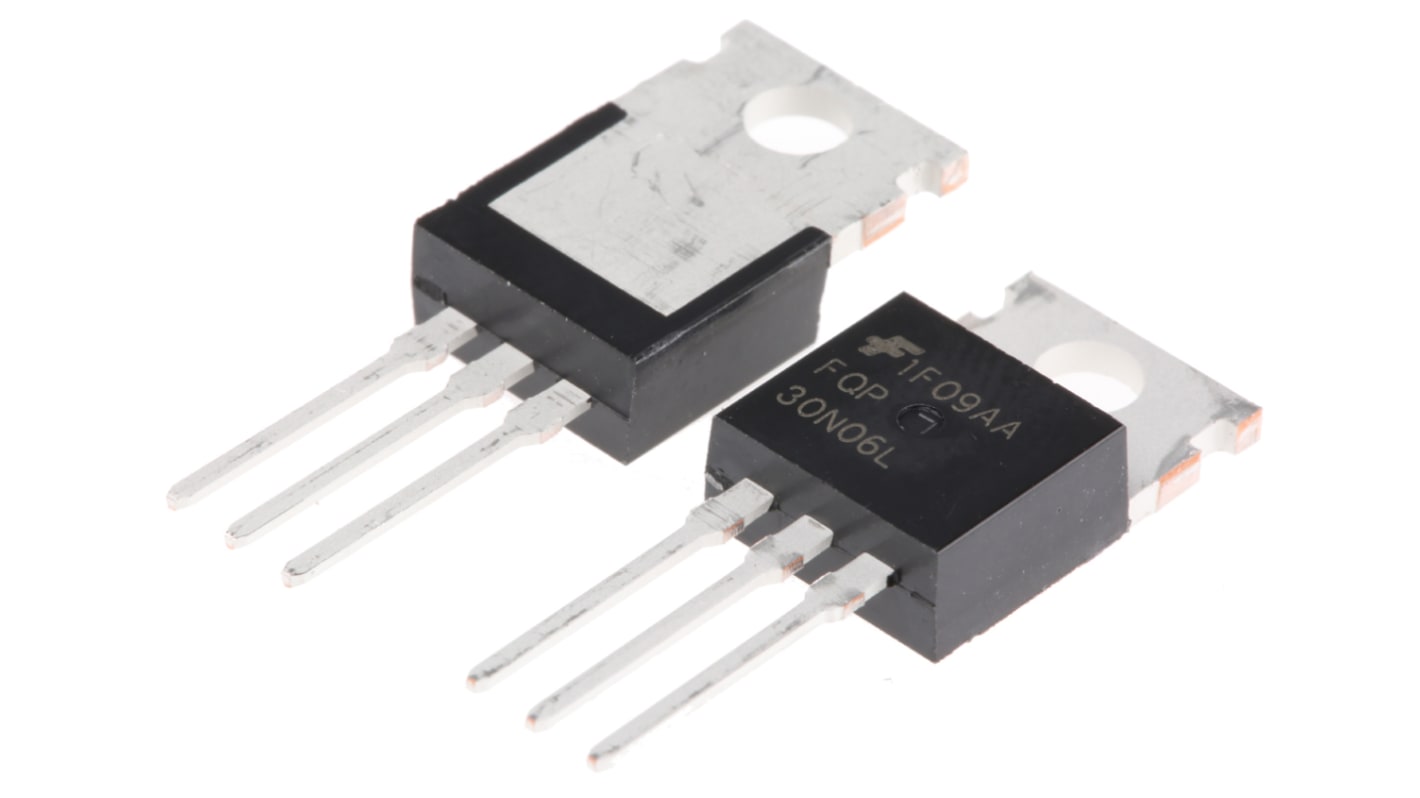 onsemi QFET FQP30N06L N-Kanal, THT MOSFET 60 V / 32 A 79 W, 3-Pin TO-220