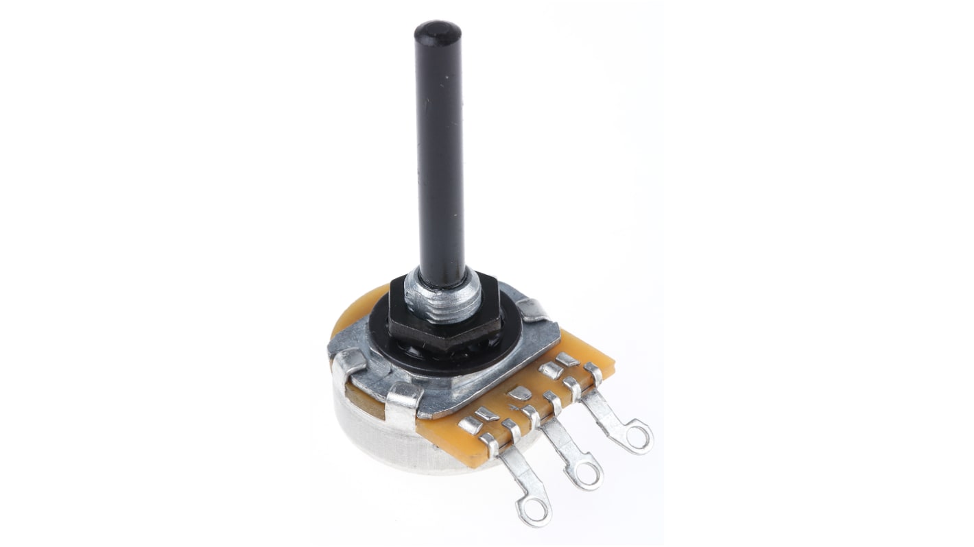 TE Connectivity 23, Tafelmontage  Dreh Potentiometer 10kΩ ±20% / 0.4W , Schaft-Ø 4 mm