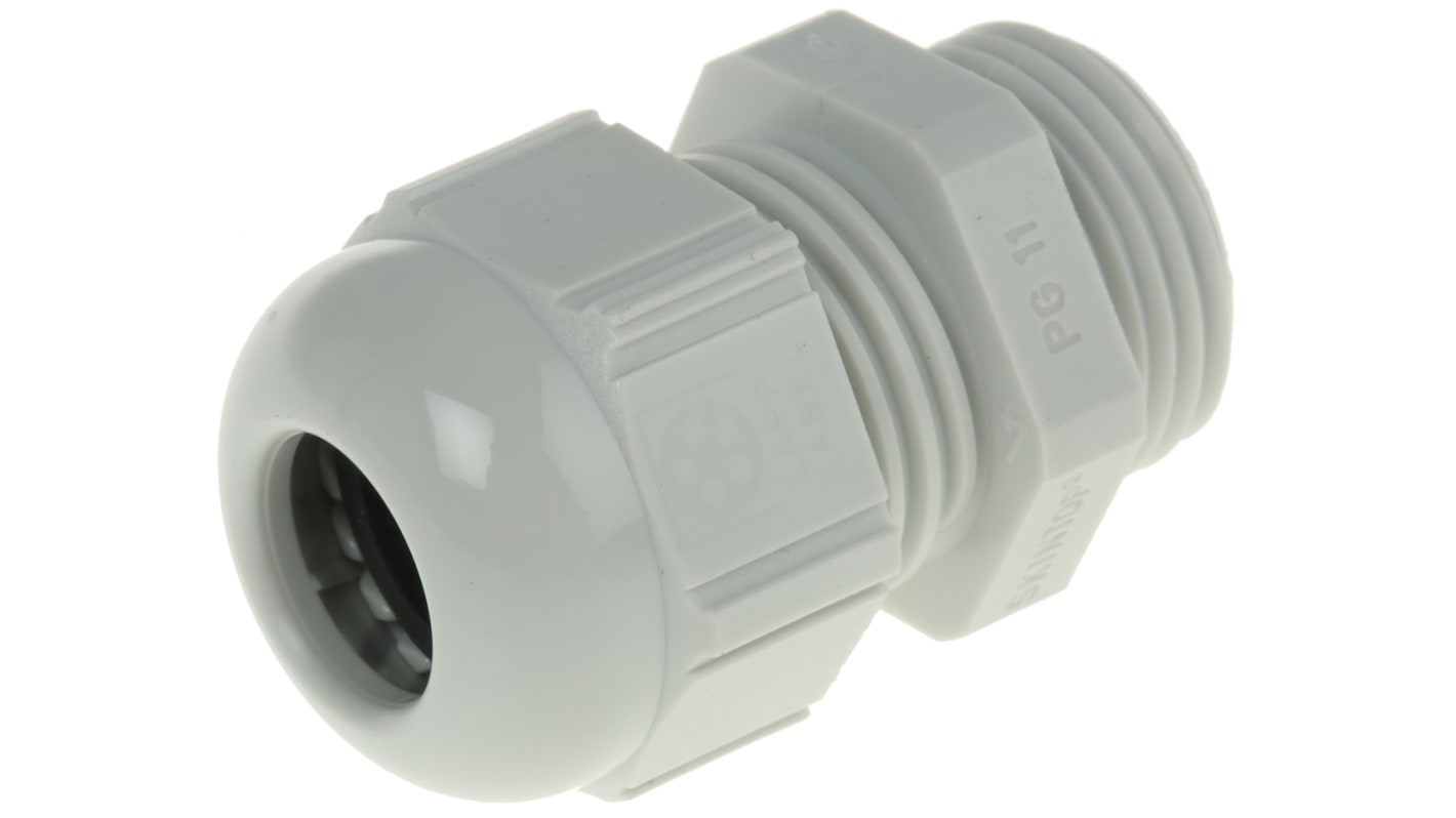 Lapp SKINTOP Series Grey Polyamide Cable Gland, PG11 Thread, 4mm Min, 10mm Max, IP68