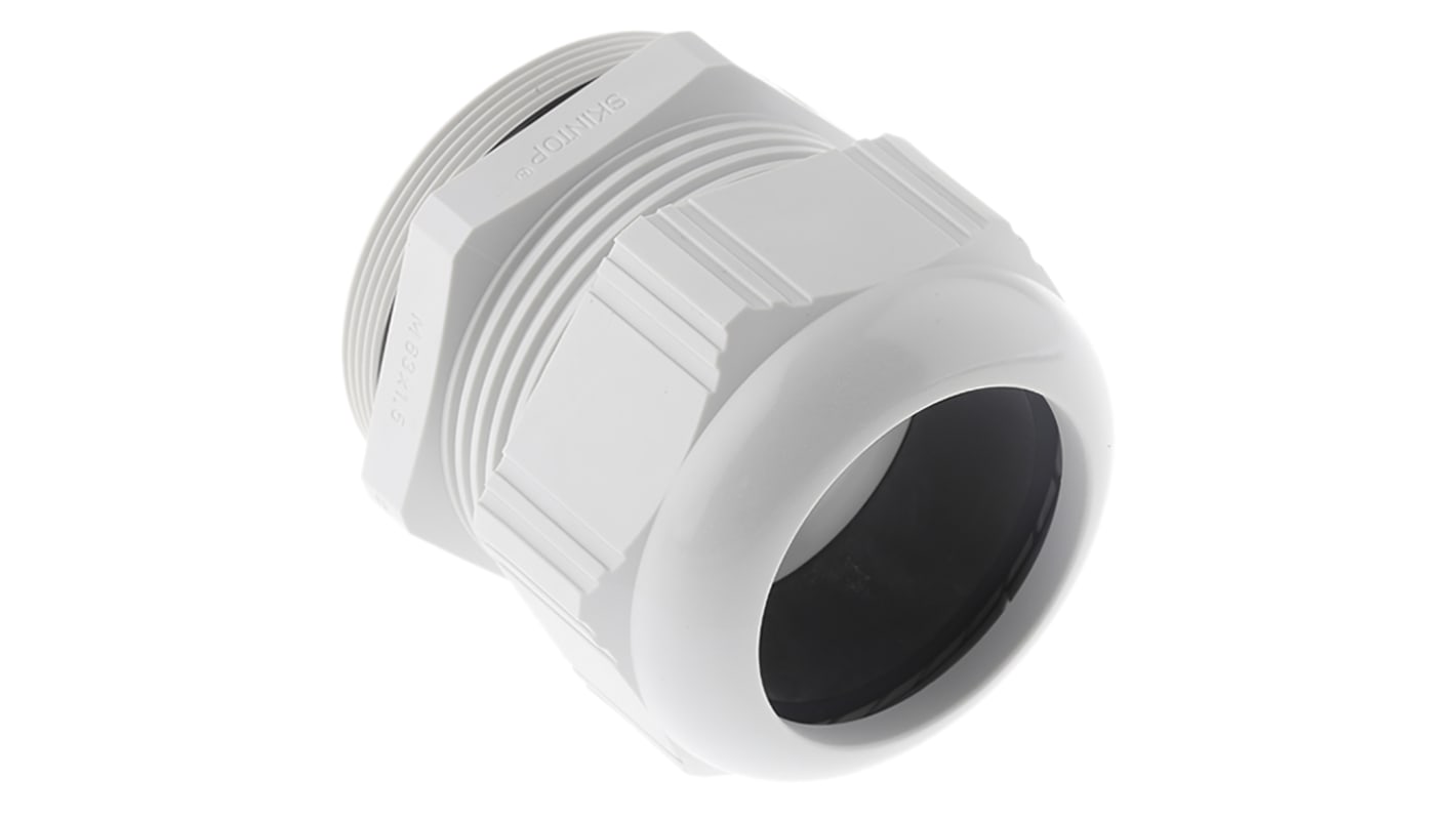 Lapp SKINTOP Series Grey Polyamide Cable Gland, M63 Thread, 34mm Min, 45mm Max, IP68, IP69