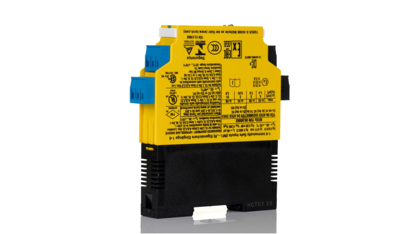 2-kan., maks. 250 V, -25 → +70°C, Turck