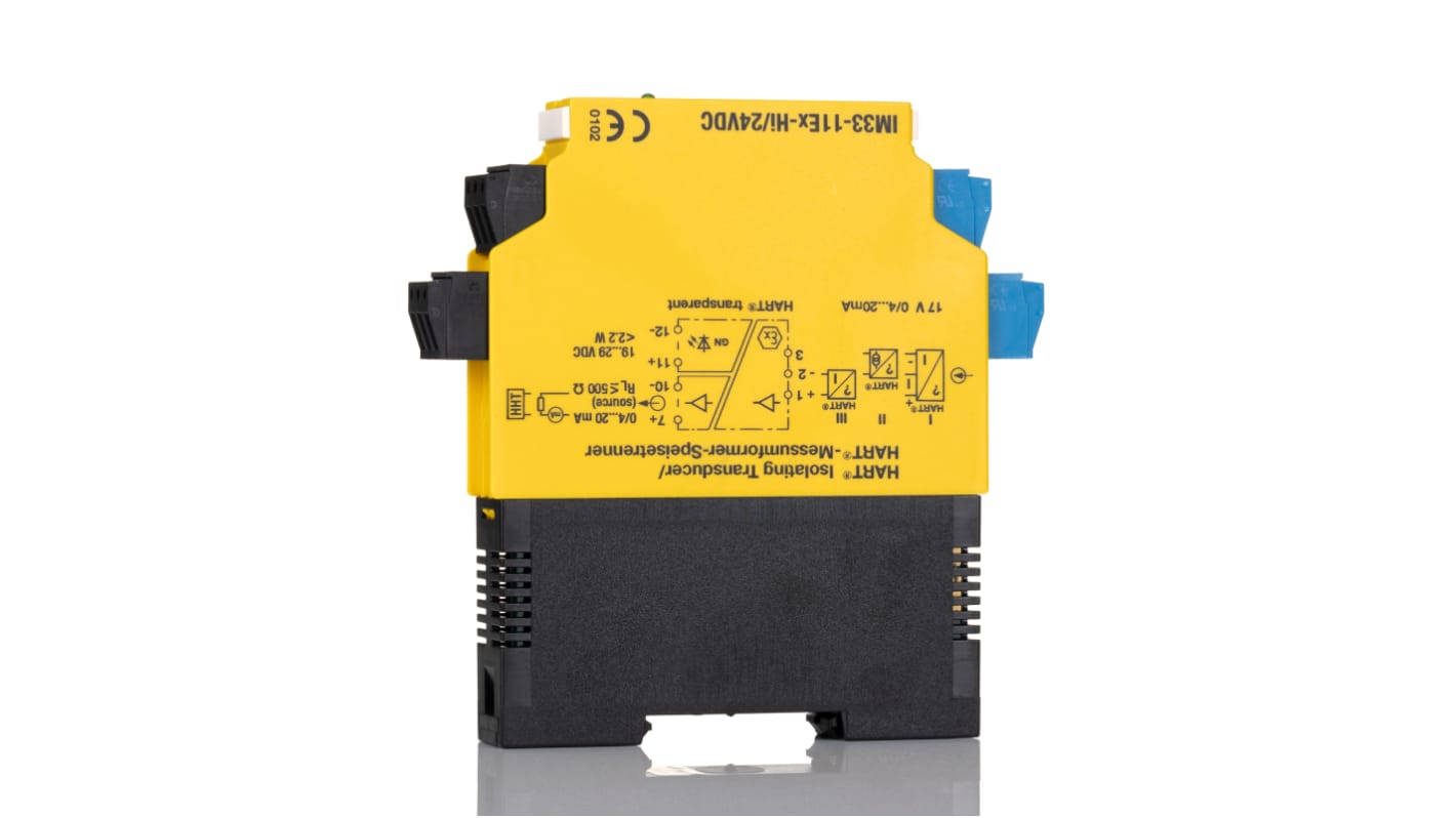 Turck 1 Channel Galvanic Barrier, HART Isolating Transducer, Current Input, Current Output, ATEX, IECEx