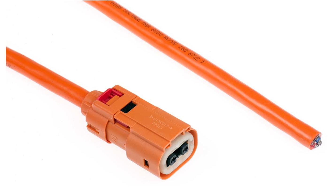 Cable de carga para vehículo eléctrico TE Connectivity, long. 3m, 40 A