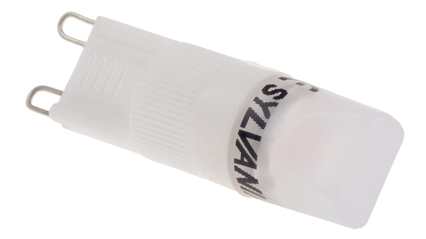 LED Retrofit Kapsel-Lampe, 220 → 250 V / 1,5 W, 80 lm 2700K, Ø 13.8mm, G9-Sockel