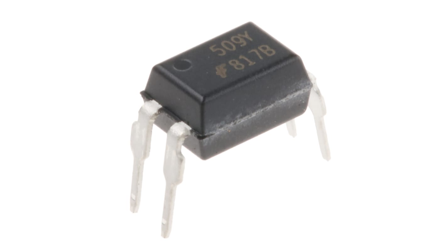 onsemi FOD THT Optokoppler DC-In / Transistor-Out, 4-Pin MDIP, Isolation 5000 V eff