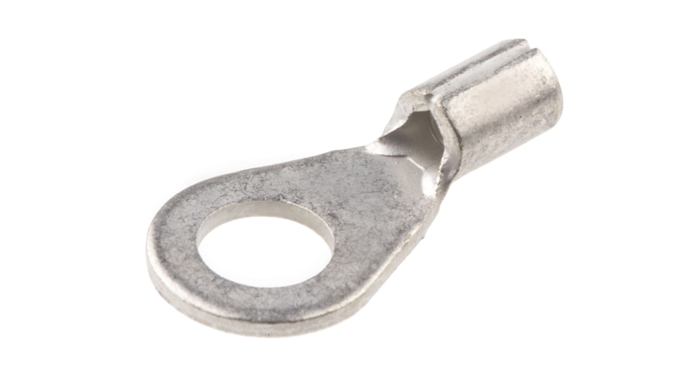 RS PRO Uninsulated Ring Terminal, M4 Stud Size, 0.5mm² to 1.5mm² Wire Size