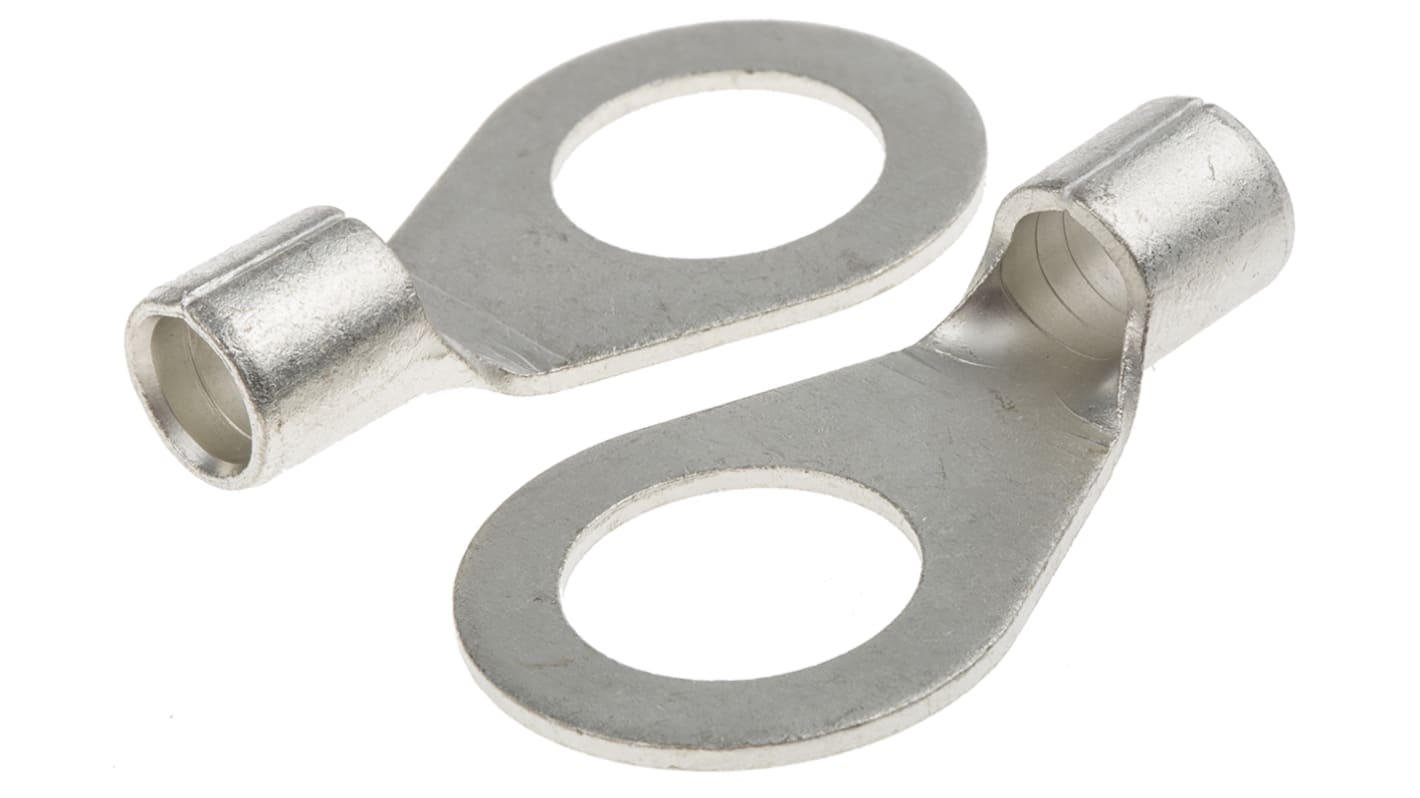 Rs Pro Uninsulated Ring Terminal 17mm Stud Size 25mm² To 25mm² Wire