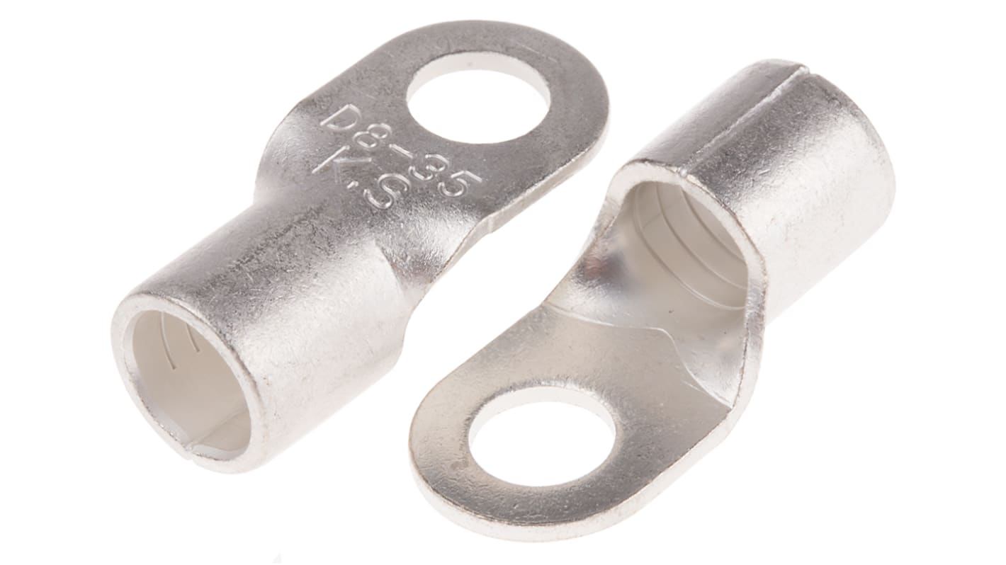 RS PRO Uninsulated Ring Terminal, 8.4mm Stud Size, 35mm² to 35mm² Wire Size