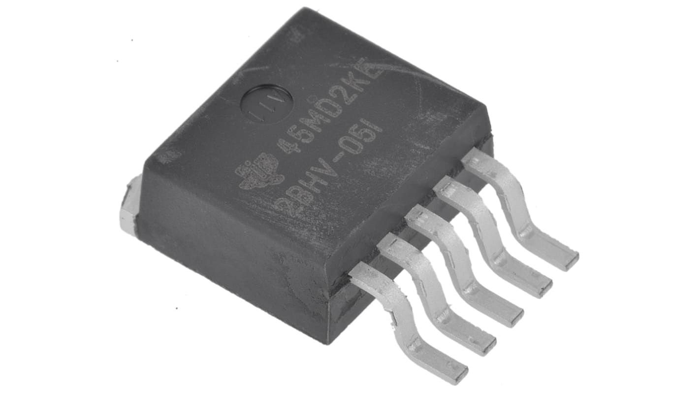 Regolatore switching Texas Instruments, 1A, 5,275 V, 1 uscita con modalità Regolabile