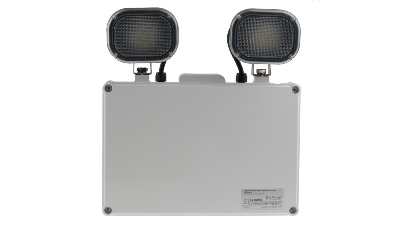 Luces de Emergencia, 2 x 3 W W, 2 x 3 W, LED