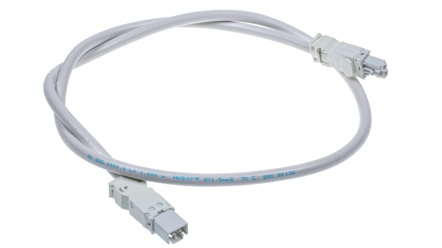 STEGO LED 025 Series LED Connection Cable, 240 V ac, 1 m Length, 5 W