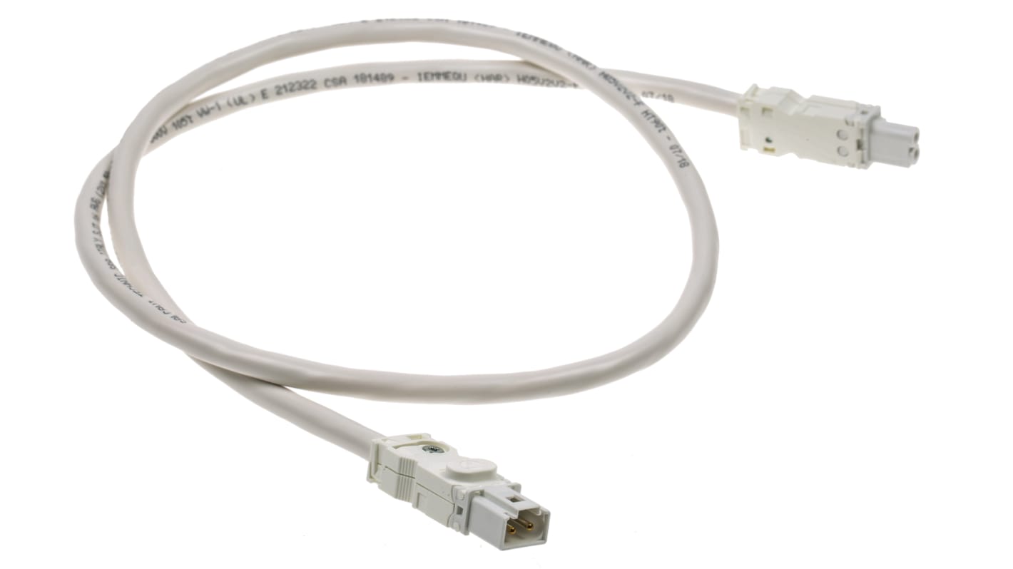 STEGO LED 025 Series LED Connection Cable, 240 V ac, 1 m Length, 5 W