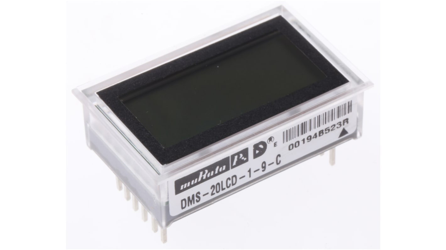 Murata Power Solutions 電圧測定用デジタルパネルメータ DC LCD DMS-20LCD-1-9-C