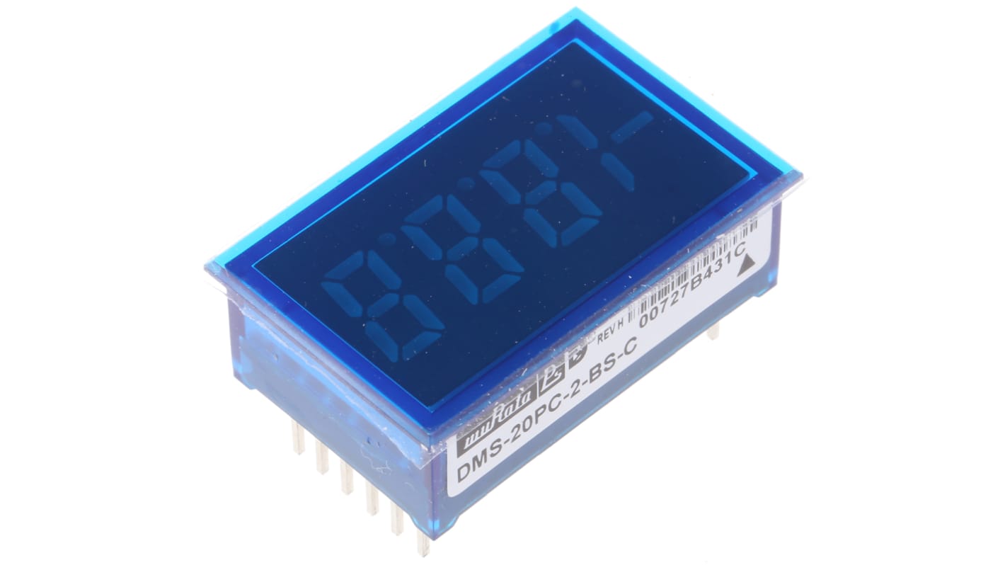 Woltomierz cyfrowy DC LED wycięcie: 33,93 x 21,29 mm Murata Power Solutions 3.5-cyfr