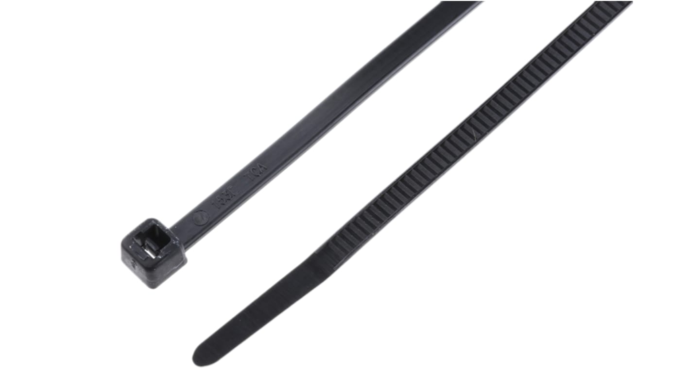 Serre-câble HellermannTyton T30R 150mm x 3,5 mm Noir en Polyamide 6.6 (PA66)
