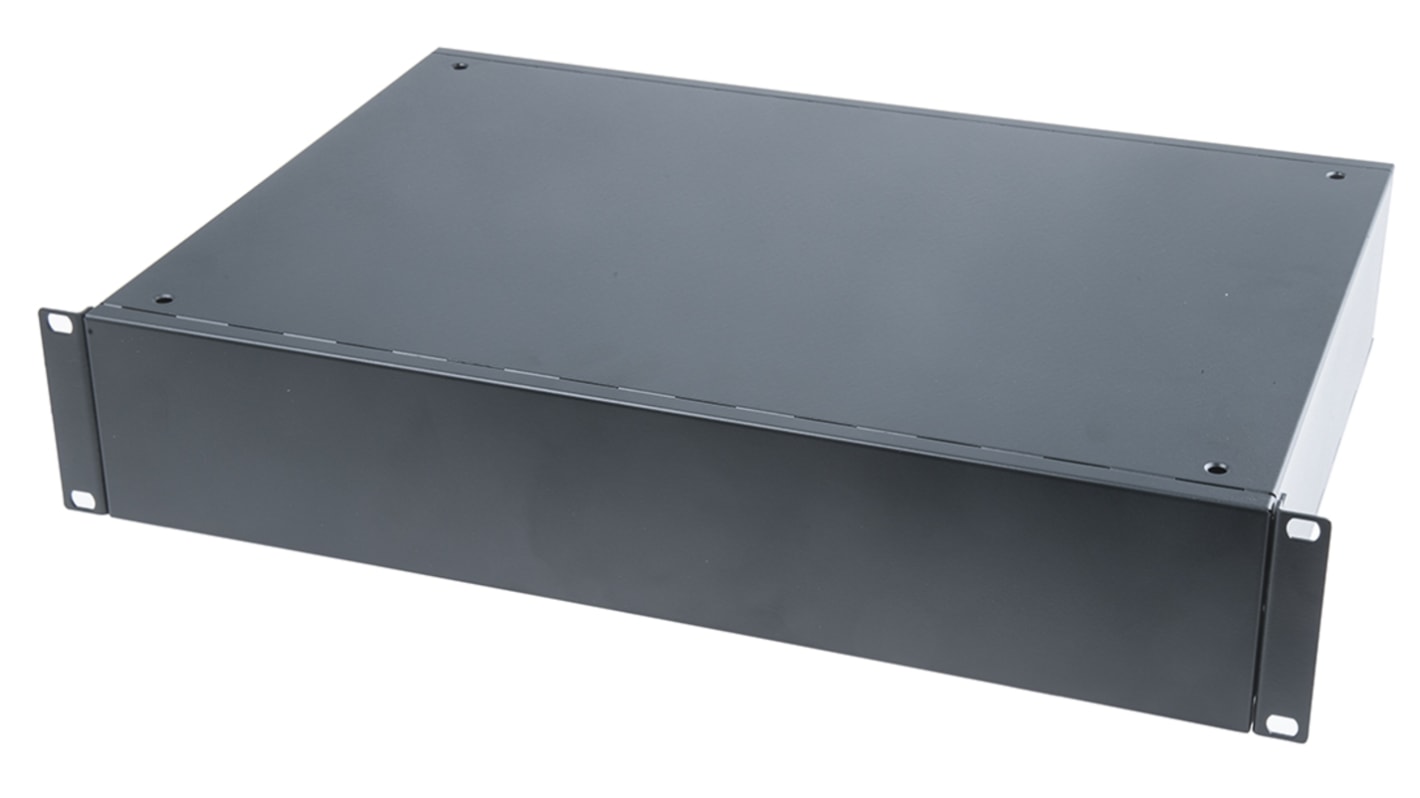 Caja de montaje en rack de 19" 2U nVent SCHROFF serie Interscale M, de Acero, 88 x 444 x 310mm