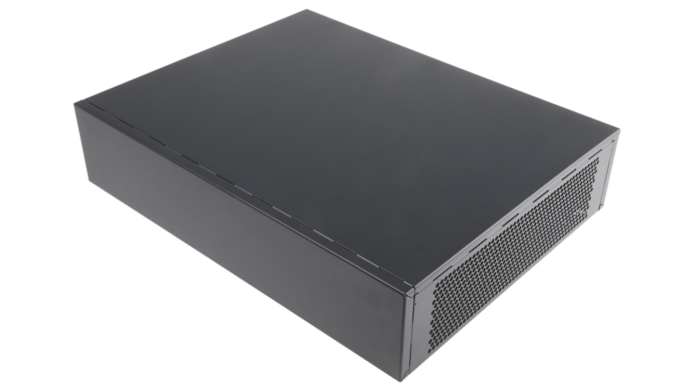 Caja de montaje en rack de 19" 2U nVent SCHROFF serie Interscale M, de Acero, ventilada, 88 x 399 x 310mm