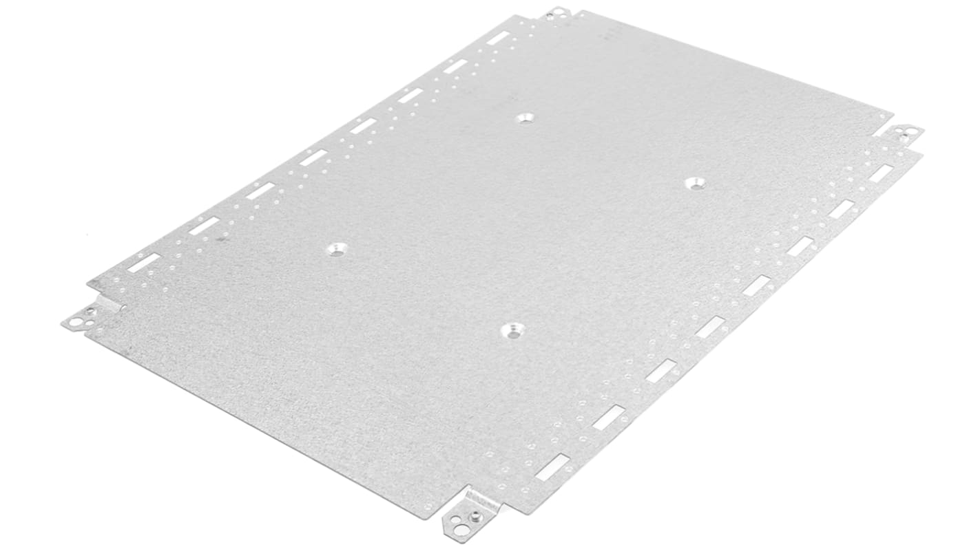 nVent SCHROFF Steel Mounting Plate, 1mm H, 444mm W, 310mm L for Use with Interscale M Electronic Case