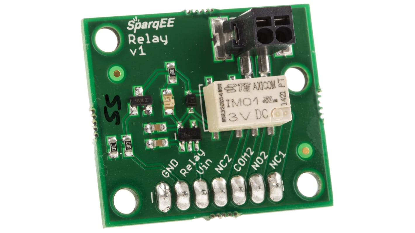 Placa de desarrollo Interruptor DPDT SparqEE Relay Board - Relayv1-0