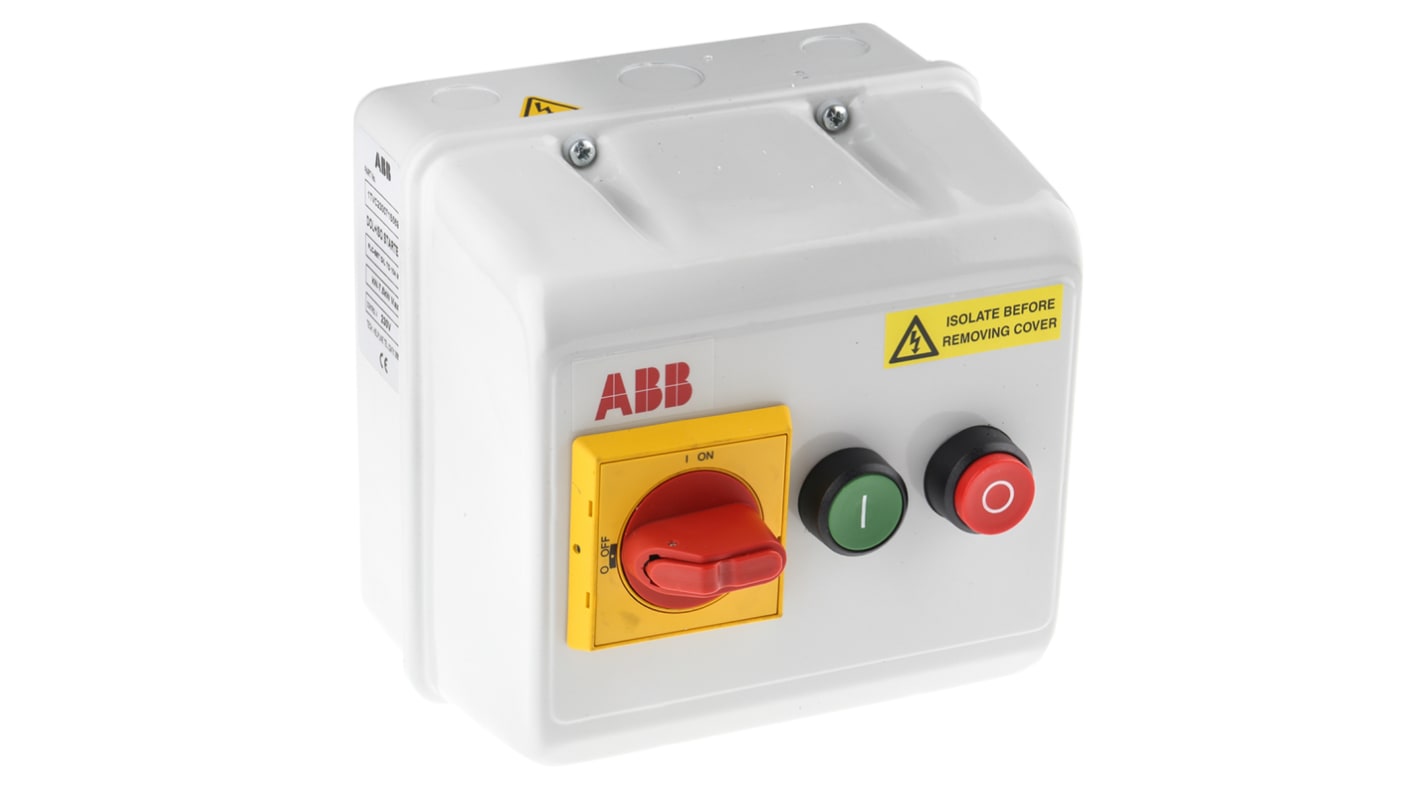 ABB DOL Starter, DOL, 7.5 kW, 400 V ac, 3 Phase, IP55