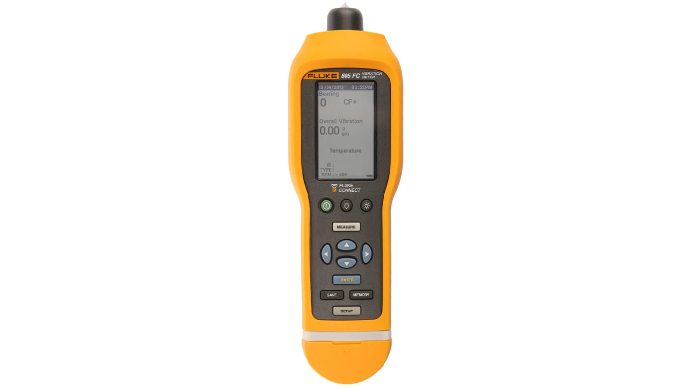 Vibromètre Fluke 805, Accélération, Déplacement, Vitesse