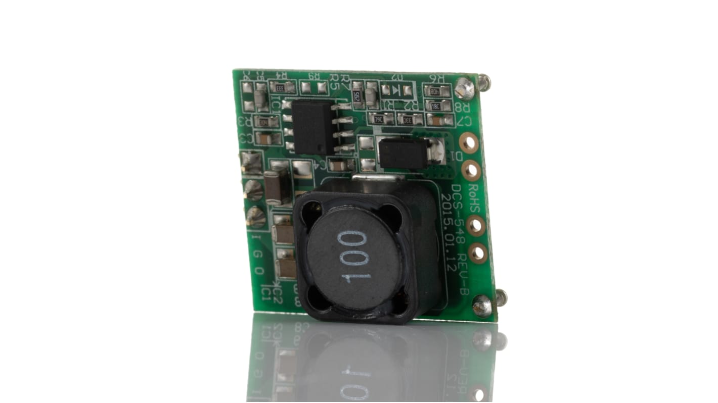 Recom R78T DC-DC Converter, 3.3V dc/ 1A Output, 7 → 42 V dc Input, 3.3W, Screw Mount, Surface Mount, +85°C Max