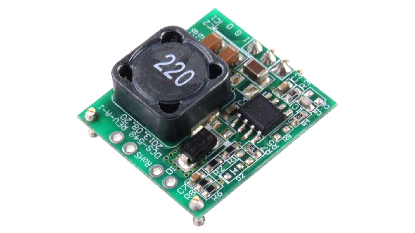 Recom R78T DC-DC Converter, 5V dc/ 1A Output, 8 → 42 V dc Input, Screw Mount, Surface Mount, +85°C Max Temp