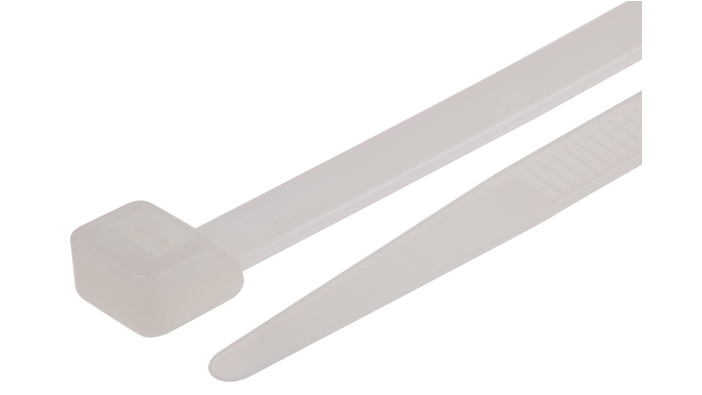 Serre-câble RS PRO 240mm x 7,6 mm Naturel en Nylon 66