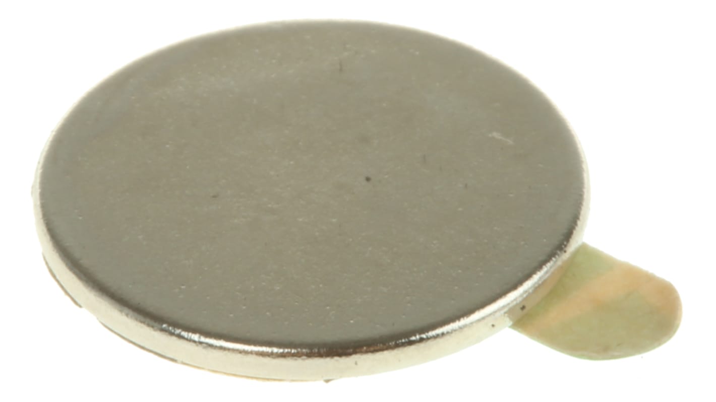 Eclipse Neodym Magnet, Scheibe, 12mm, 0.65kg Selbstklebend x 1mm, L. 1mm