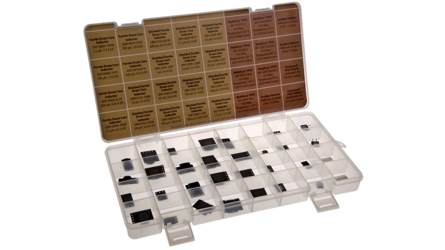 Kit d'inductances, Bourns, 44 pieces