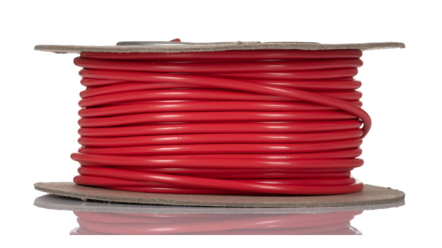 RS PRO Red 2.5 mm² Hook Up Wire, 13 AWG, 50/0.25 mm, 25m, PVC Insulation