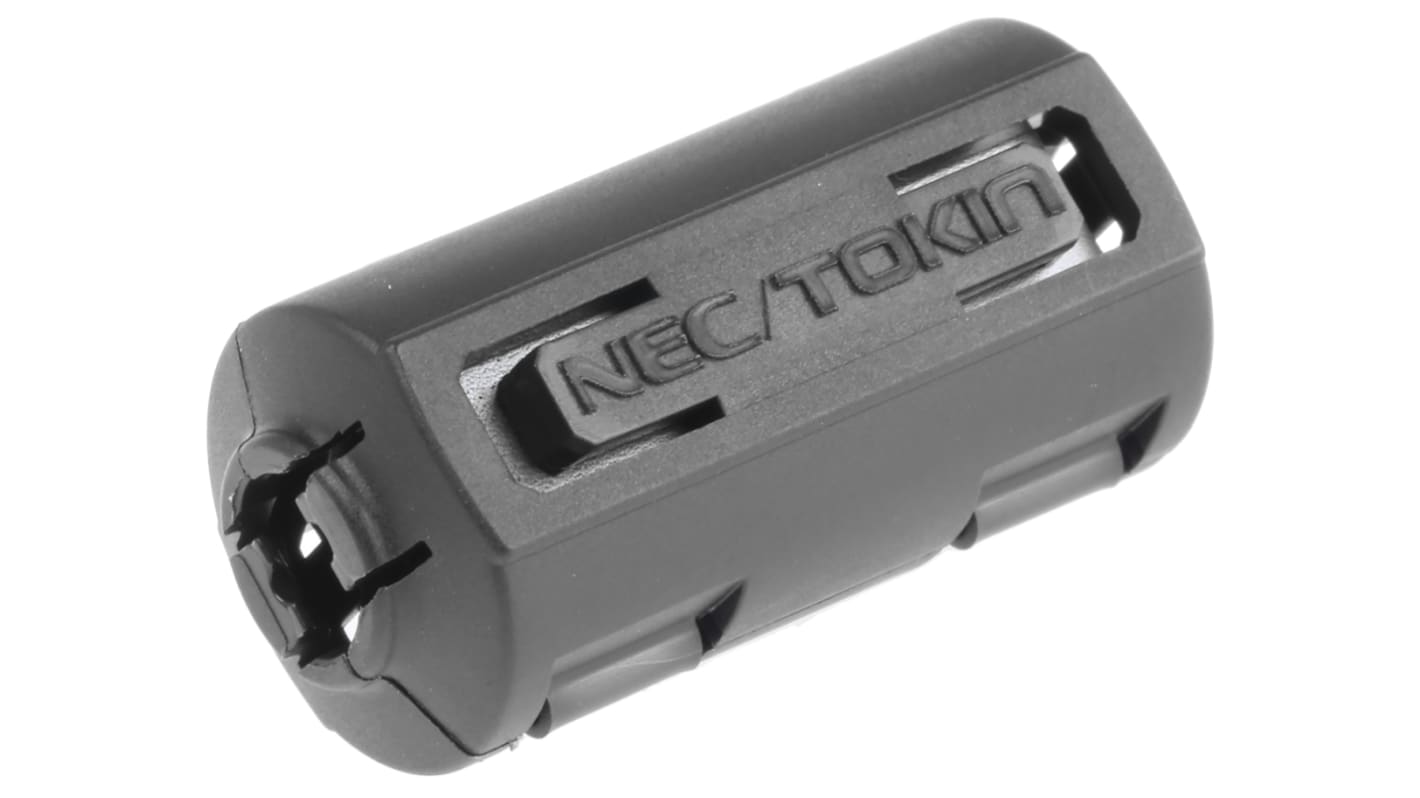 Anillo de ferrita KEMET ESD-SR-110, Electrónica de consumo, 14.4 x 28 x 14.2mm, diám. apertura 5mm, ESD-SR Snap-on Cores