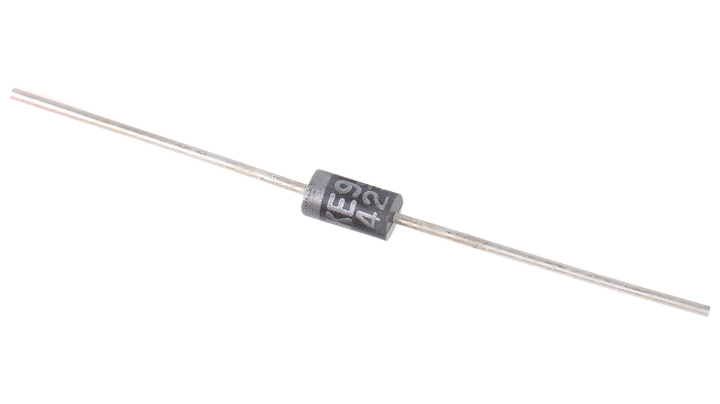 Vishay P6KE9.1A-E3/54, Uni-Directional TVS Diode, 600W, 2-Pin DO-204AC