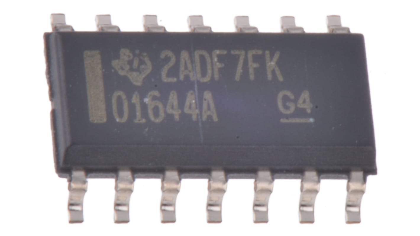 OPA1644AID Texas Instruments, Audio, Op Amp, 11MHz 100 Hz, 4.5 → 36 V, 14-Pin SOIC