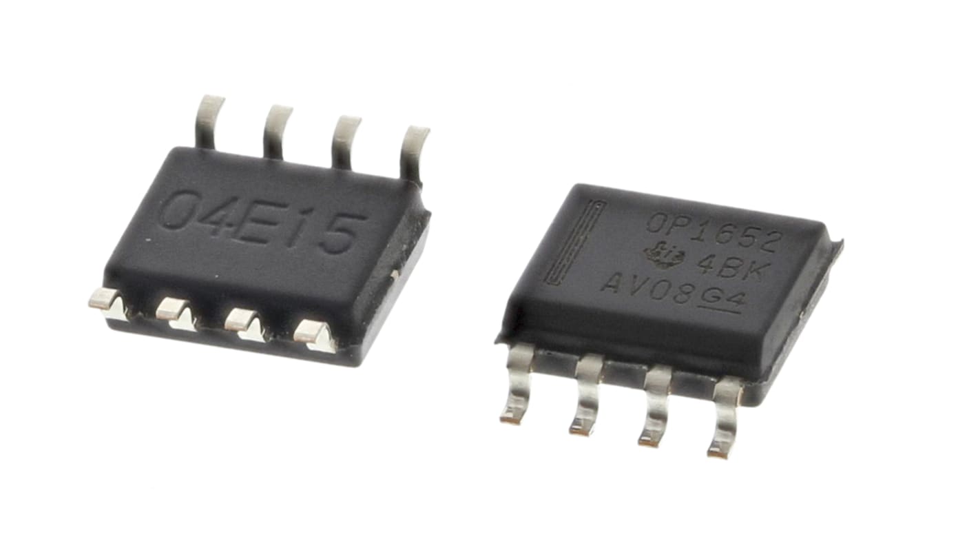 OPA1652AID Texas Instruments, Op Amp, 18MHz 1 MHz, 4.5 → 36 V, 8-Pin SOIC