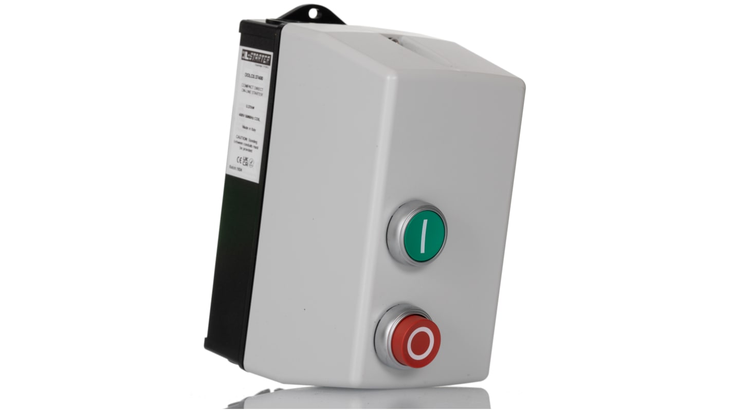 Lovato DOL Starter, DOL, 0.37 kW, 400 V ac, 3 Phase, IP65