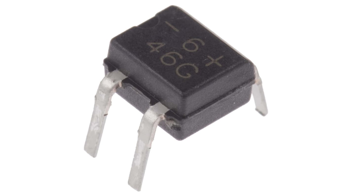 Vishay 整流用 ブリッジダイオード 単相 800mA, 600V, 4.83 x 4.1 x 2.7mm, MB6M-E3/45