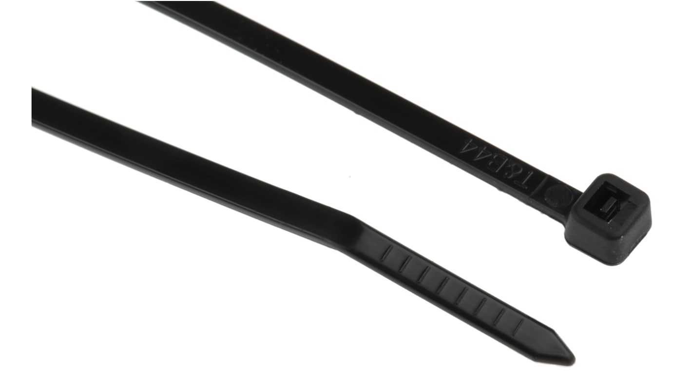 Brida ABB Spec-Kon de Nylon 66 Negro, 200mm x 3.6 mm