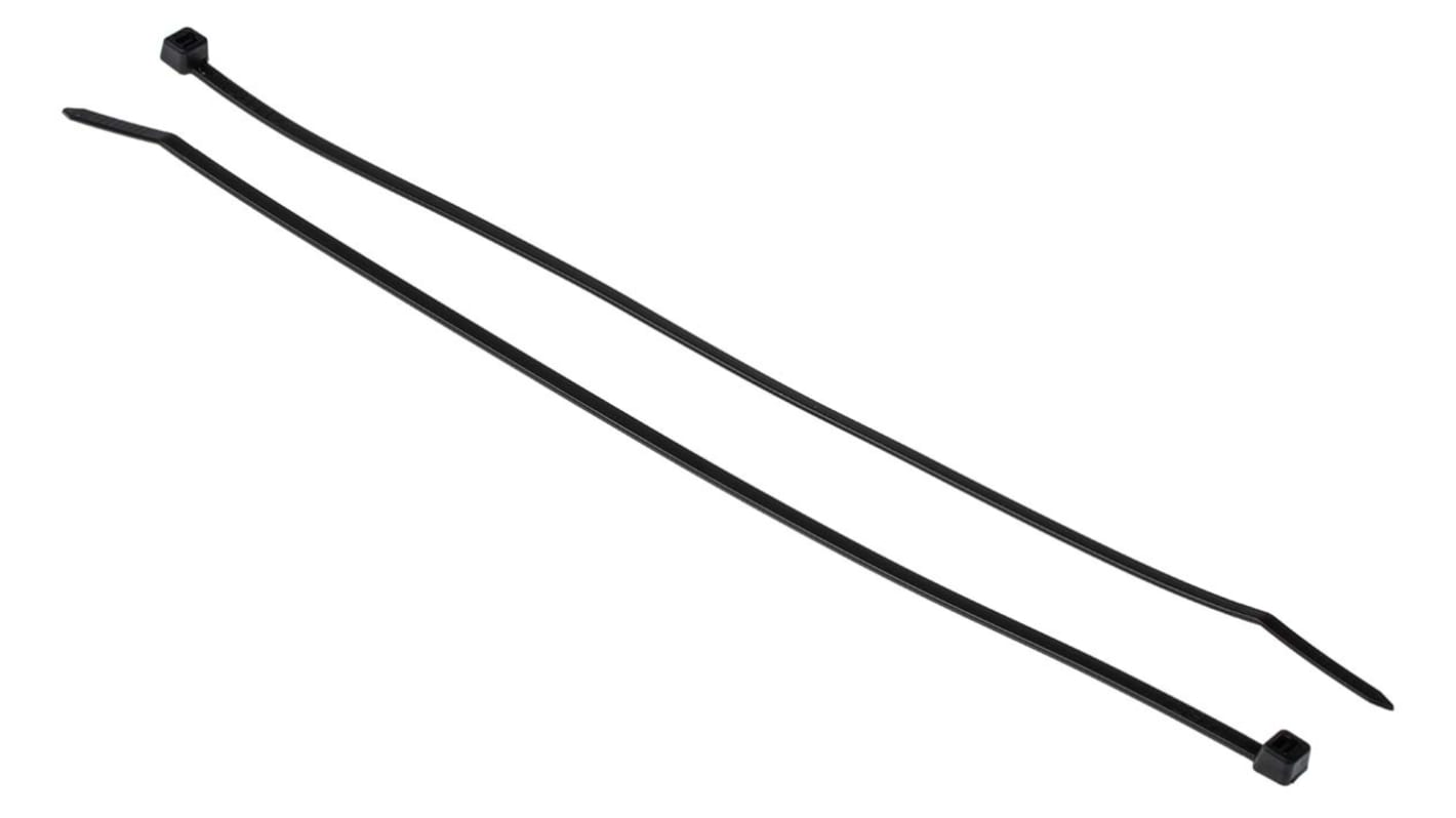 ABB 結束バンド, 300mm x 4.8 mm, 黒, ナイロン 66, SKT300-220X-100