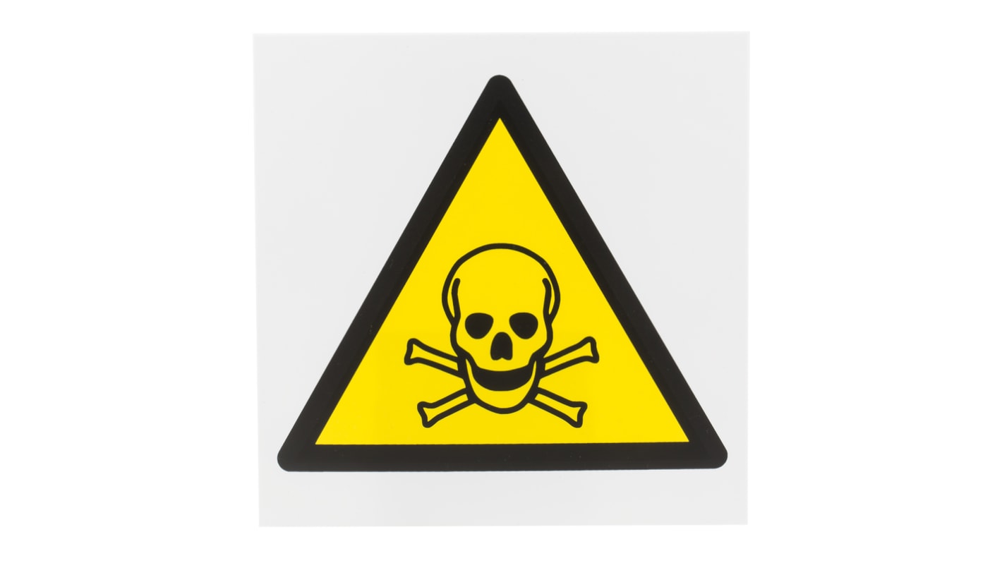 RS PRO Hazardous Substances Hazard Warning Sign | RS