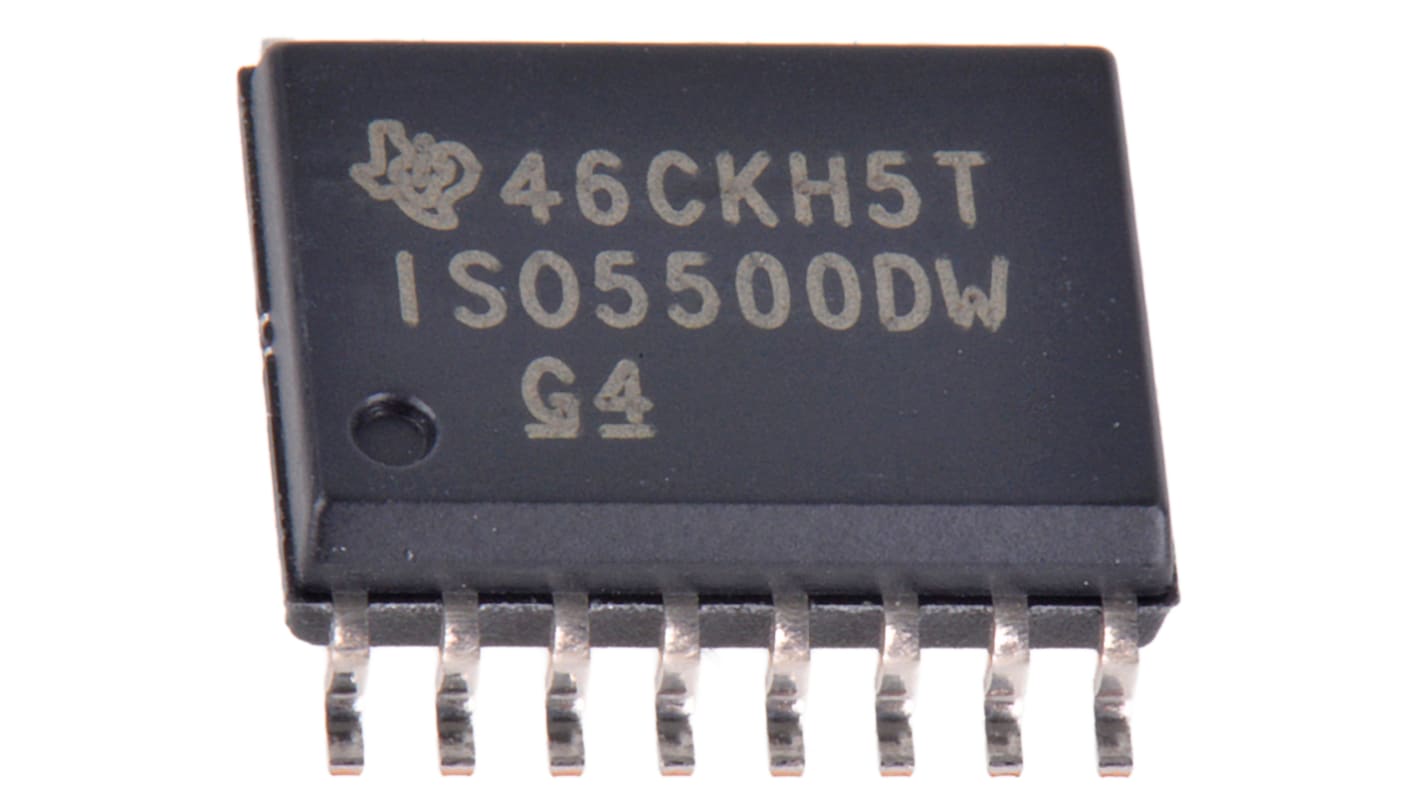 Texas Instruments ISO5500DW, MOSFET 1, 2.5 A, 5.5V 16-Pin, SOIC