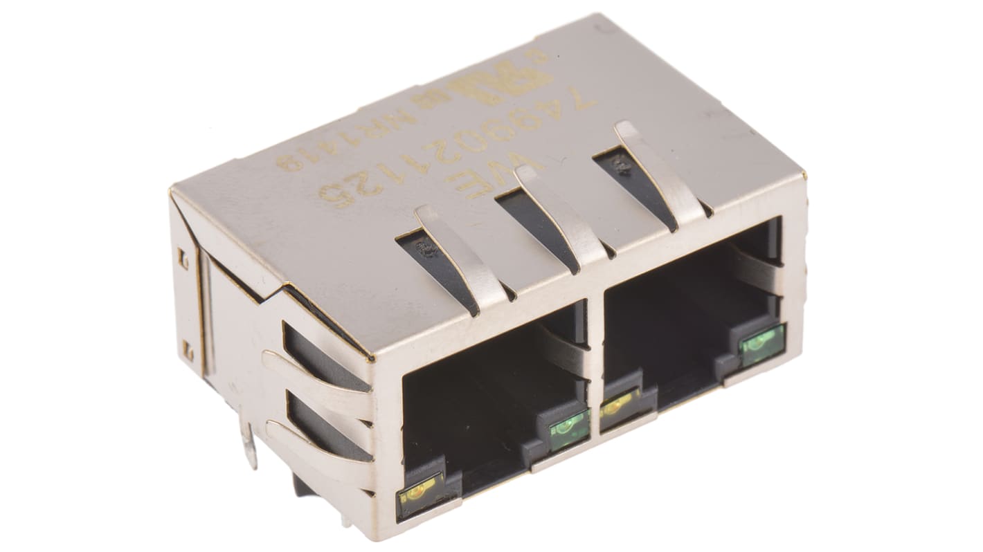 Ethernetový transformátor LAN, 31.4 x 15.21 x 21.5mm, Průchozí otvor, 1:1, 0 → +70 °C