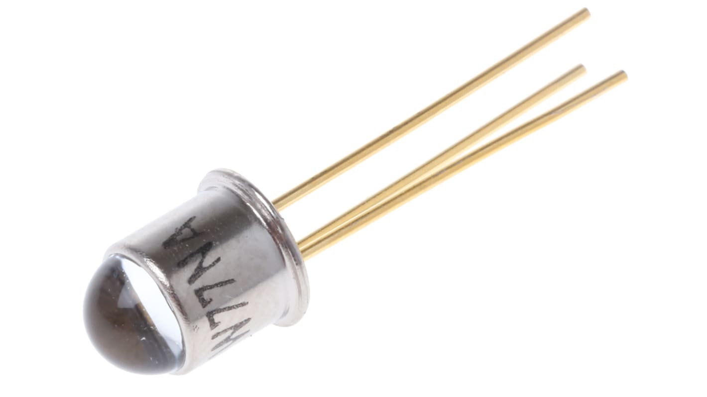 Vishay THT NPN Fototransistor IR, Sichtbares Licht 6μs, 450nm → 1080nm / 15000μA, 3-Pin TO18